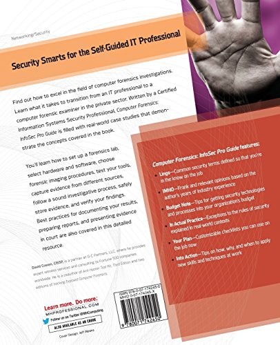 Computer Forensics InfoSec Pro Guide by Cowen, David