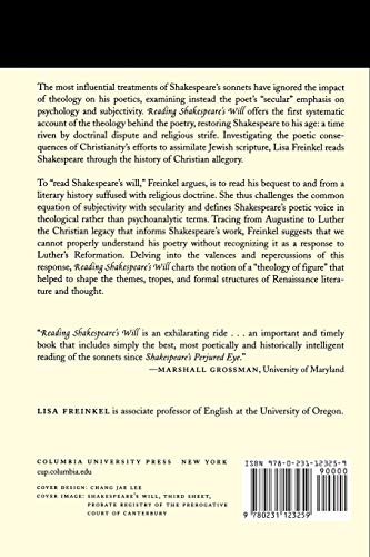 Reading Shakespeare's Will
