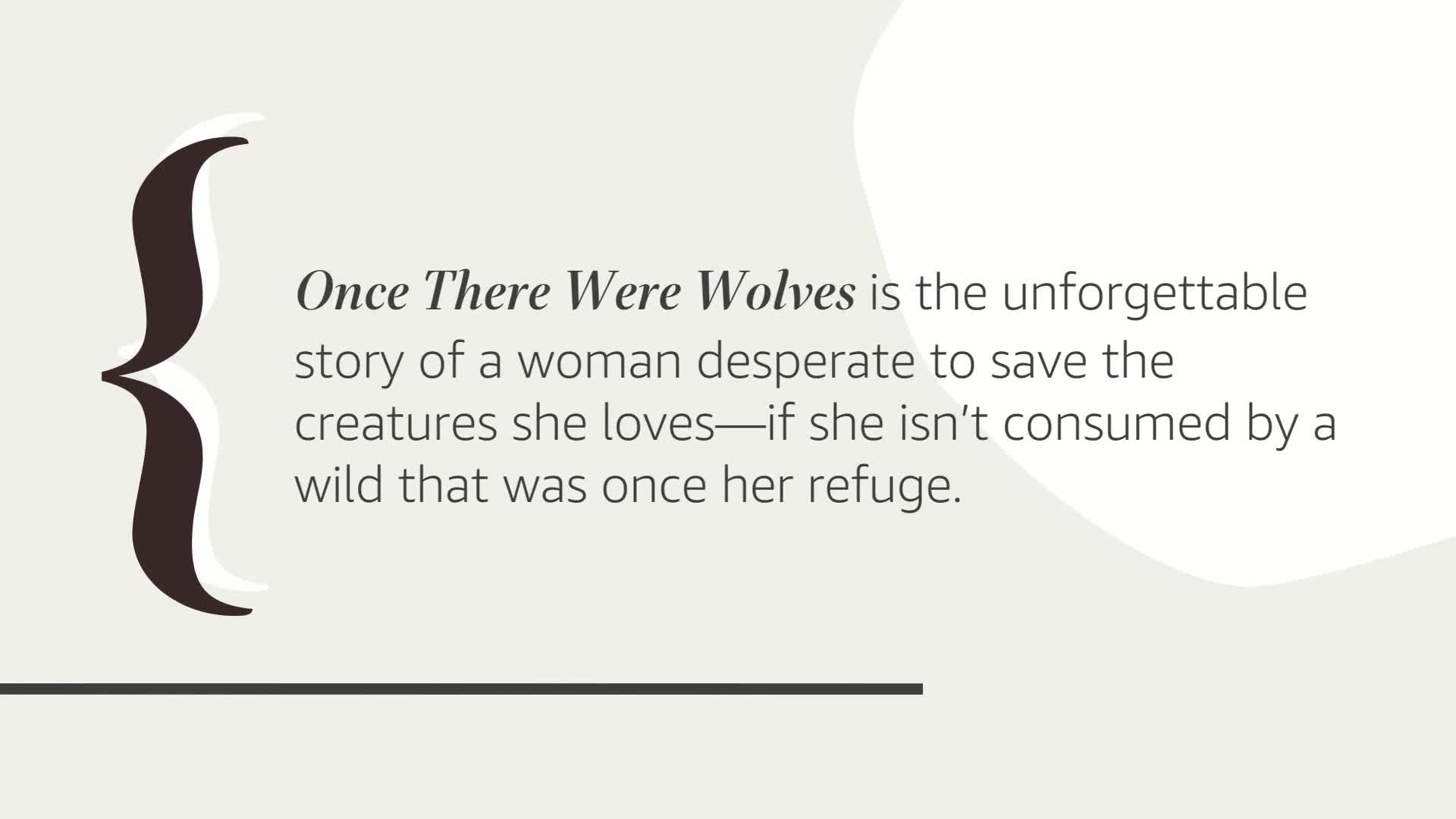 Once There Were Wolves
