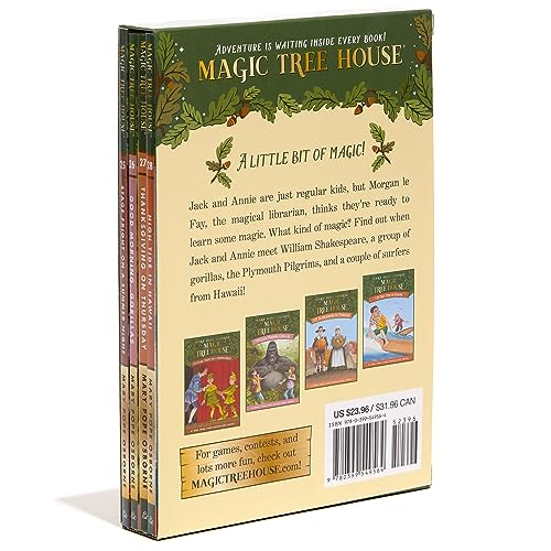 Magic Tree House Books 25-28 Boxed Set by Osborne, Mary Pope