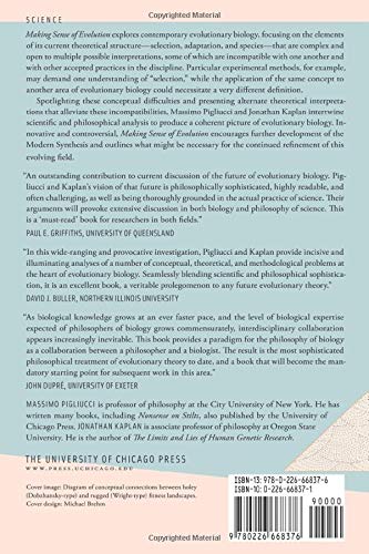 Making Sense of Evolution: The Conceptual Foundations of Evolutionary Biology
