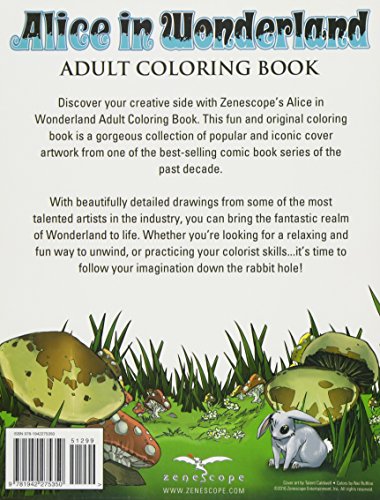 Alice in Wonderland Adult Coloring Book