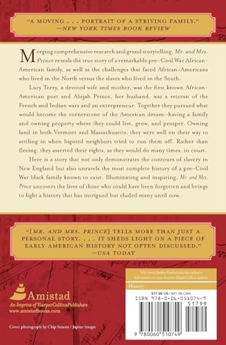 Mr. and Mrs. Prince: How an Extraordinary Eighteenth-Century Family Moved Out of Slavery and into Legend