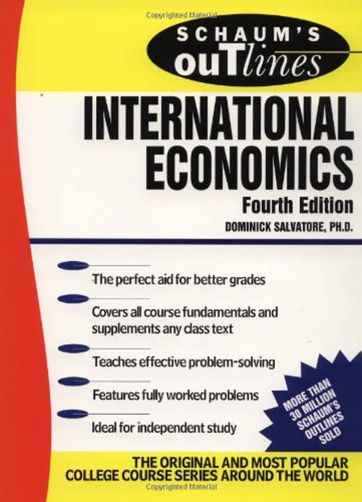 Schaum's Outline of International Economics by Salvatore, Do