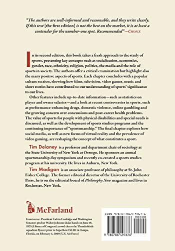 The Sociology of Sports: An Introduction, 2d ed. by Delaney,
