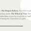 The Dragon Reborn (The Wheel of Time, Book 3) by Robert Jordan