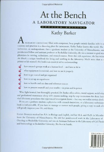 At the Bench: A Laboratory Navigator, Updated Edition — back cover