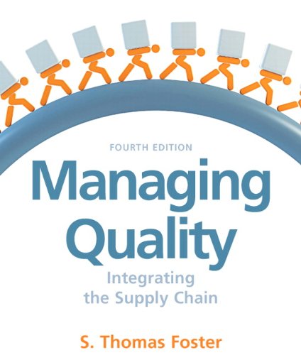 Managing Quality: Integrating the Supply Chain