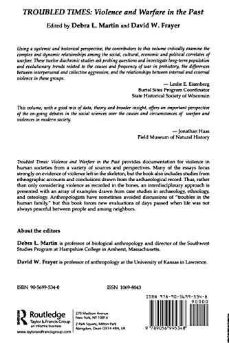 Troubled Times: Violence and Warfare in the Past (War and Society)