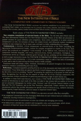 The New Interpreter's Bible: Matthew - Mark (Volume 8)