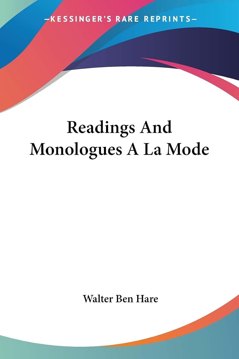 Readings And Monologues A La Mode