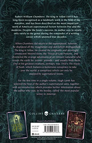 Out of the Dark: Tales of Terror by Robert W. Chambers (Collins Chillers)
