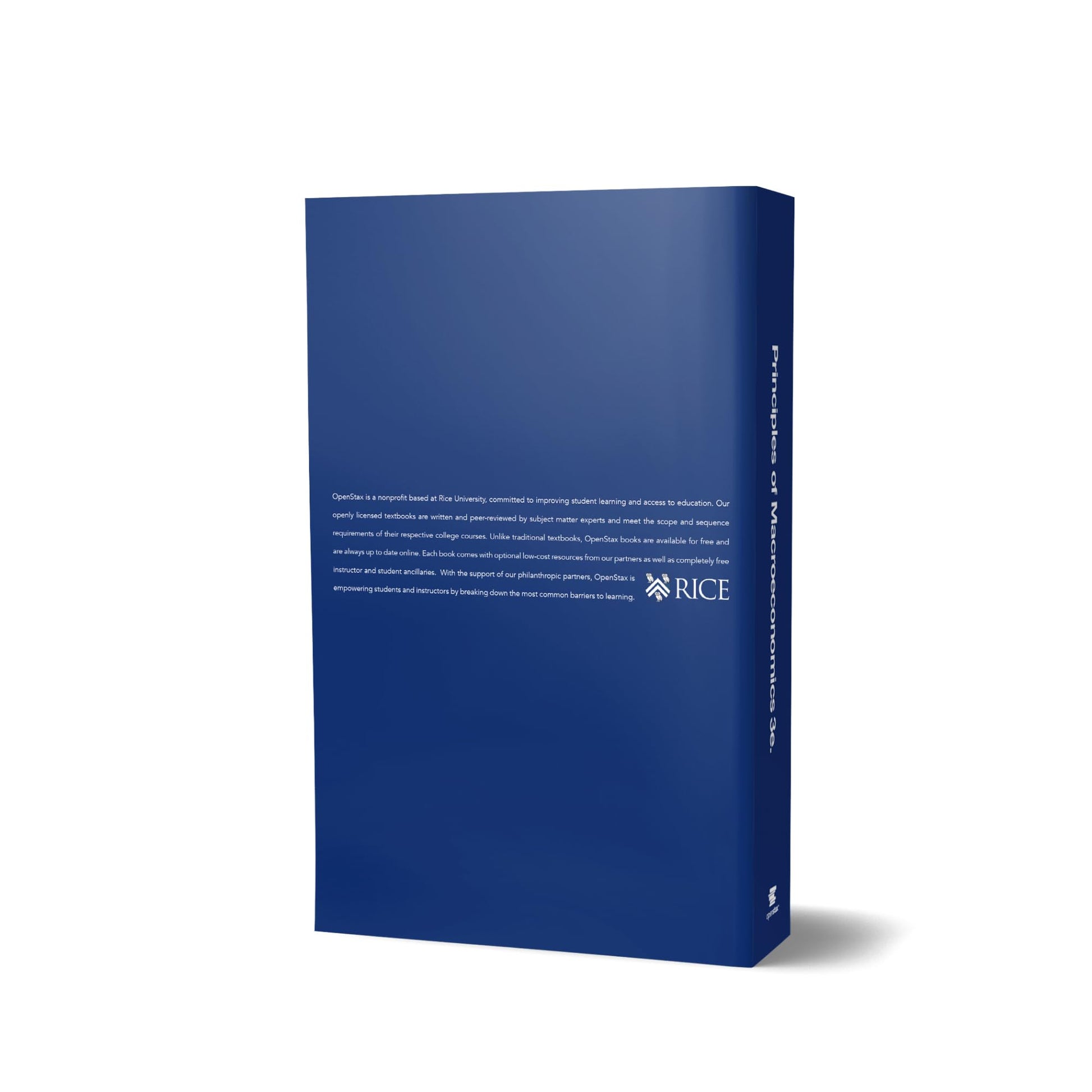 Principles of Macroeconomics 3e: Official OpenStax [paperback, full color]