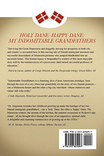 Holy Dane - Happy Dane: My Indomitable Grandfathers — back cover
