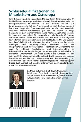 Schlsselqualifikationen bei Mitarbeitern aus Osteuropa: Training, Beratung, Integration (German Edition)
