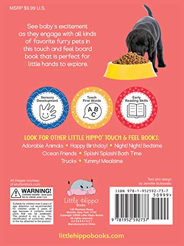 Puppies & Kitties - Touch and Feel Board Book - Sensory Board Book (Touch & Feel Sensory Board Books for Baby & Toddler Time)