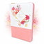 Biblia de Estudio Arco Iris Pastoral para Mujeres con Cierre Reina Valera 1960 duotono rosa y blanco floral con indice