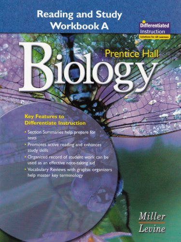 Biology: Reading And Study Workbook a (A) by Miller, Kenneth
