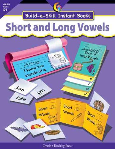 SHORT AND LONG VOWELS, BUILD-A-SKILL INSTANT BOOKS