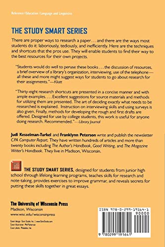 Research Shortcuts (Study Smart S)
