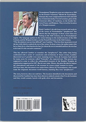 Nostradamus and the Lost Templar Legacy — back cover