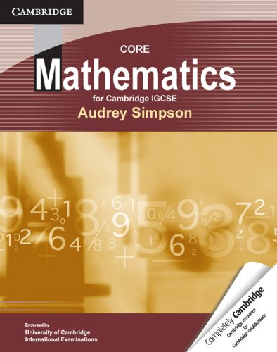 Core Mathematics for Cambridge IGCSE (Cambridge International IGCSE)