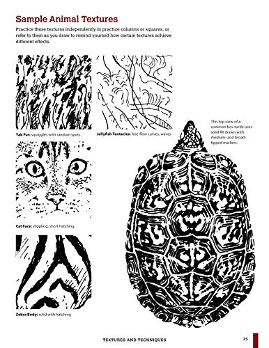 Learn to Draw Realistic Animals with Pen & Marker: From an Armadillo to a Zebra 26 Animals to Discover & Draw! (Design Originals) Step-by-Step Instructions for Elephants, Sloths, Cats, Dogs, and More