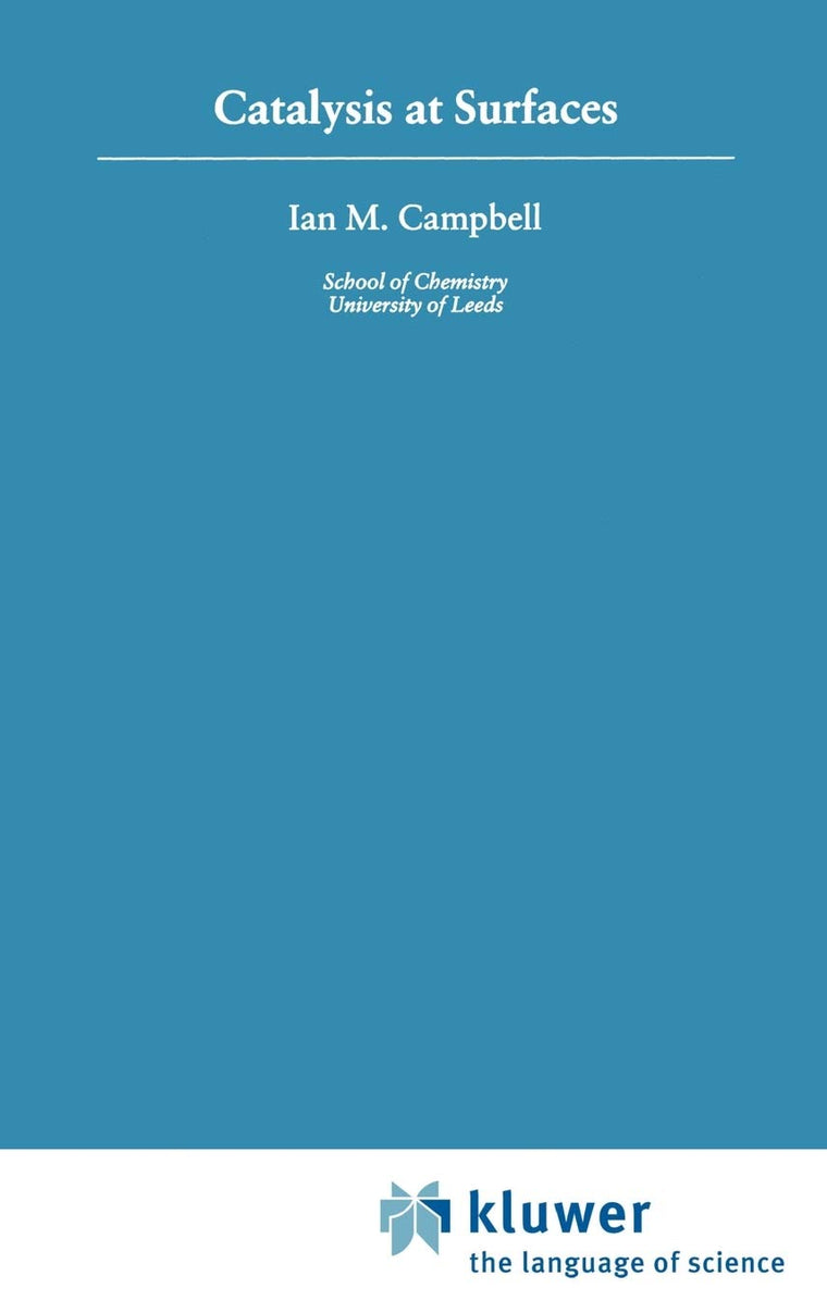 Catalysis at Surfaces