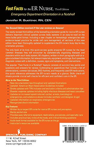 Fast Facts for the ER Nurse, Third Edition: Emergency Department Orientation in a Nutshell