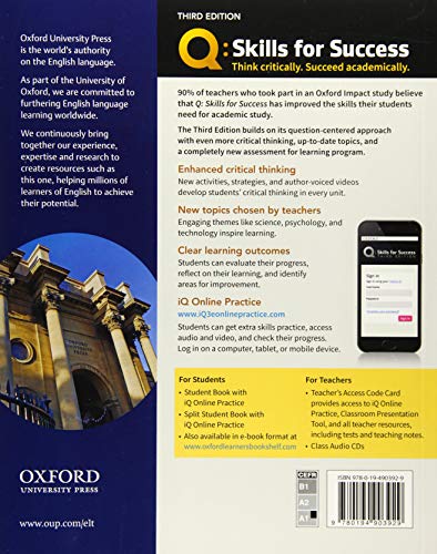 Q Skills for Success Reading and Writing, 1st Level 3rd Edit