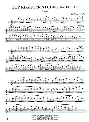 O4739 - Top Register Studies for Flute (German Edition)