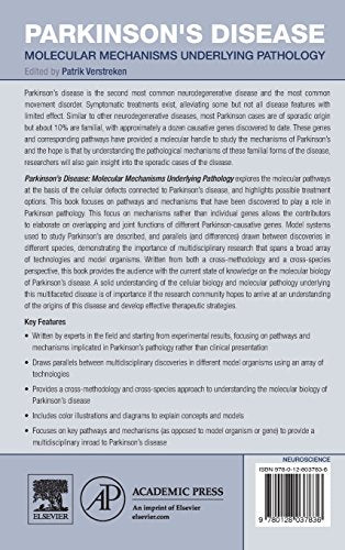 Parkinson's Disease: Molecular Mechanisms Underlying Pathology — back cover