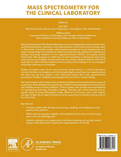 Mass Spectrometry for the Clinical Laboratory
