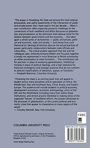 Privatizing the State (The CERI Series in Comparative Politics and International Studies)