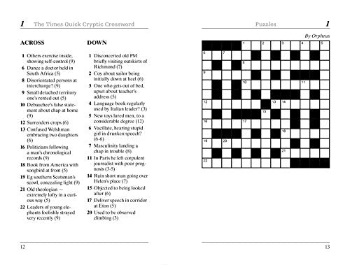 The Times Quick Cryptic Crossword book 2: 100 Challenging Quick Cryptic Crosswords from The Times (Times Crosswords)