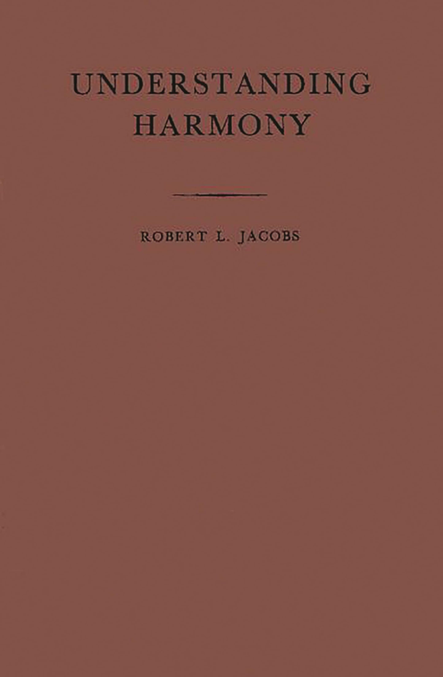 Understanding Harmony.