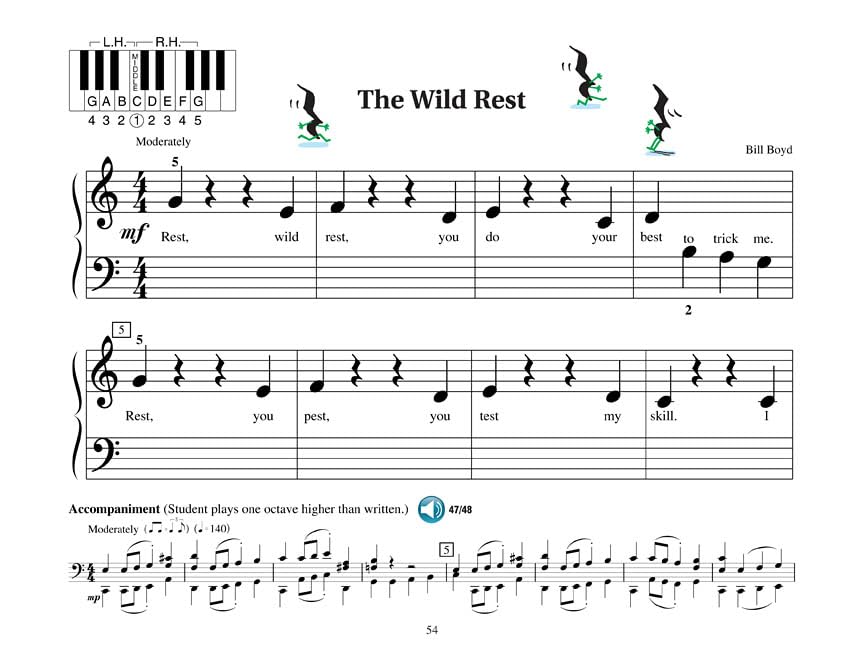 All-In-One Piano Lessons - Book B  Beginner Piano Sheet Music Songbook with Online Audio  Hal Leonard Student Piano Library  By Barbara Kreader and ... Leonard Student Piano Library (Songbooks))
