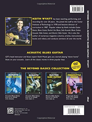 Beyond Basics: Acoustic Blues Guitar, Book & CD — back cover