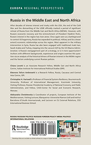 Russia in the Middle East and North Africa (Europa Regional Perspectives)