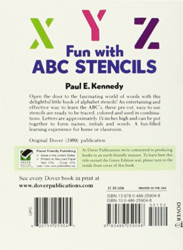 Fun with ABC Stencils (Dover Stencils)