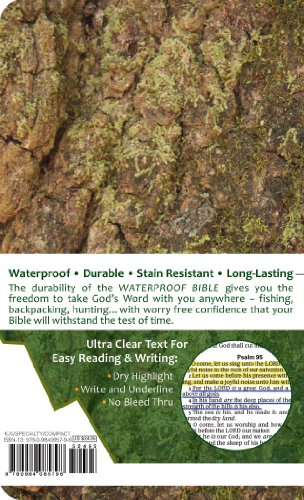 Waterproof Durable New Testament with Psalms and Proverbs-KJV-Camouflage