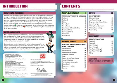 Minecraft English Ages 7-8: Official Workbook (Minecraft Education)