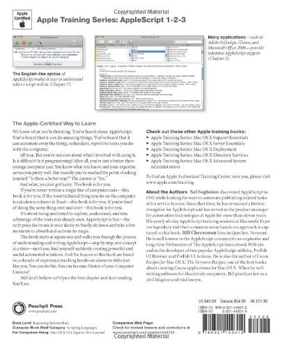 Apple Training Series: AppleScript 1-2-3