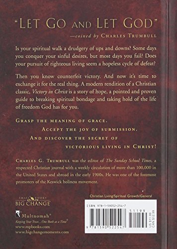 Victory in Christ (LifeChange Books) — back cover
