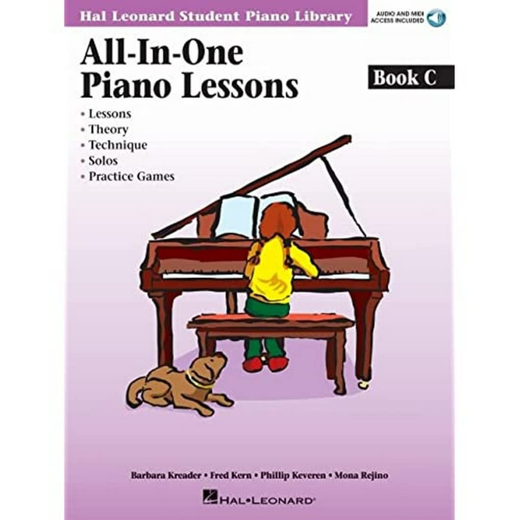 All-in-One Piano Lessons Book C Book/Online Audio (Hal Leonard Student Piano Library (Songbooks))