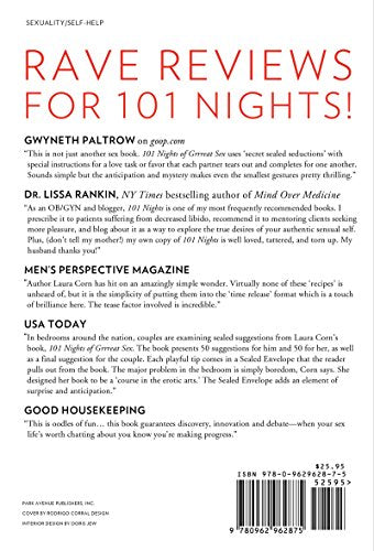 101 Nights of Great Sex: Secret Sealed Seductions for Fun-Lo