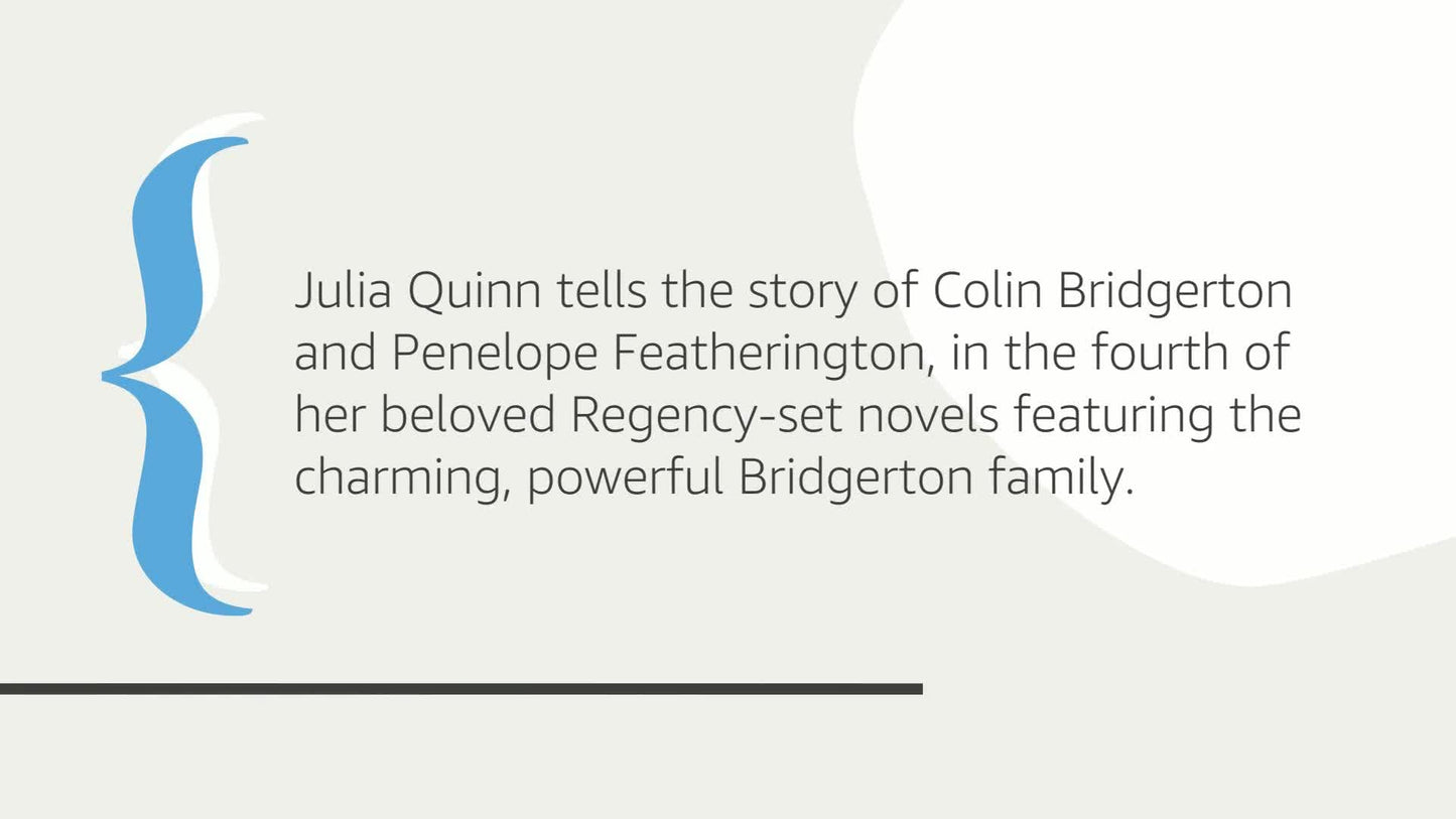 Romancing Mister Bridgerton: Penelope & Colin's Story, The I