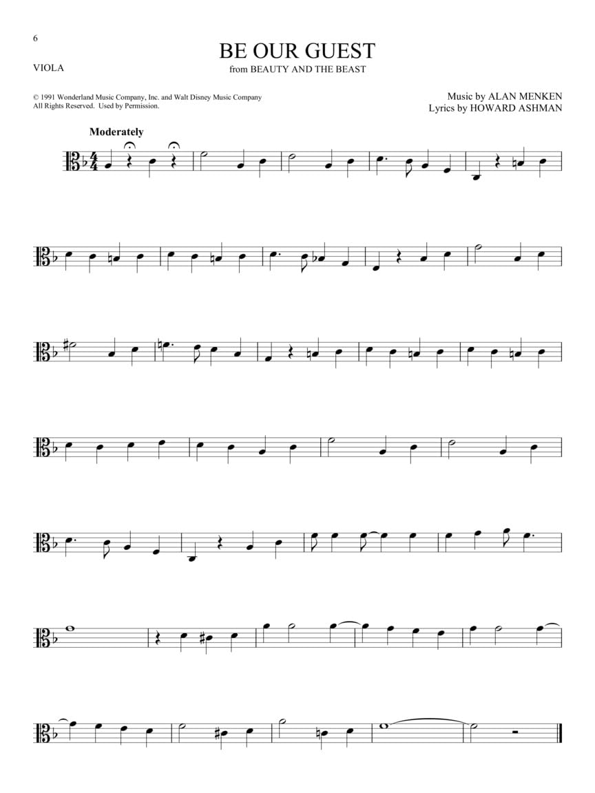 101 Disney Songs for Viola