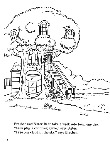 The Berenstain Bears' Count on Numbers Coloring Book (Dover Kids Coloring Books)