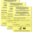 INTERNATIONAL CERTIFICATE OF VACCINATION OR PROPHYLAXIS: W.H.O. Yellow Card (3 PACK)